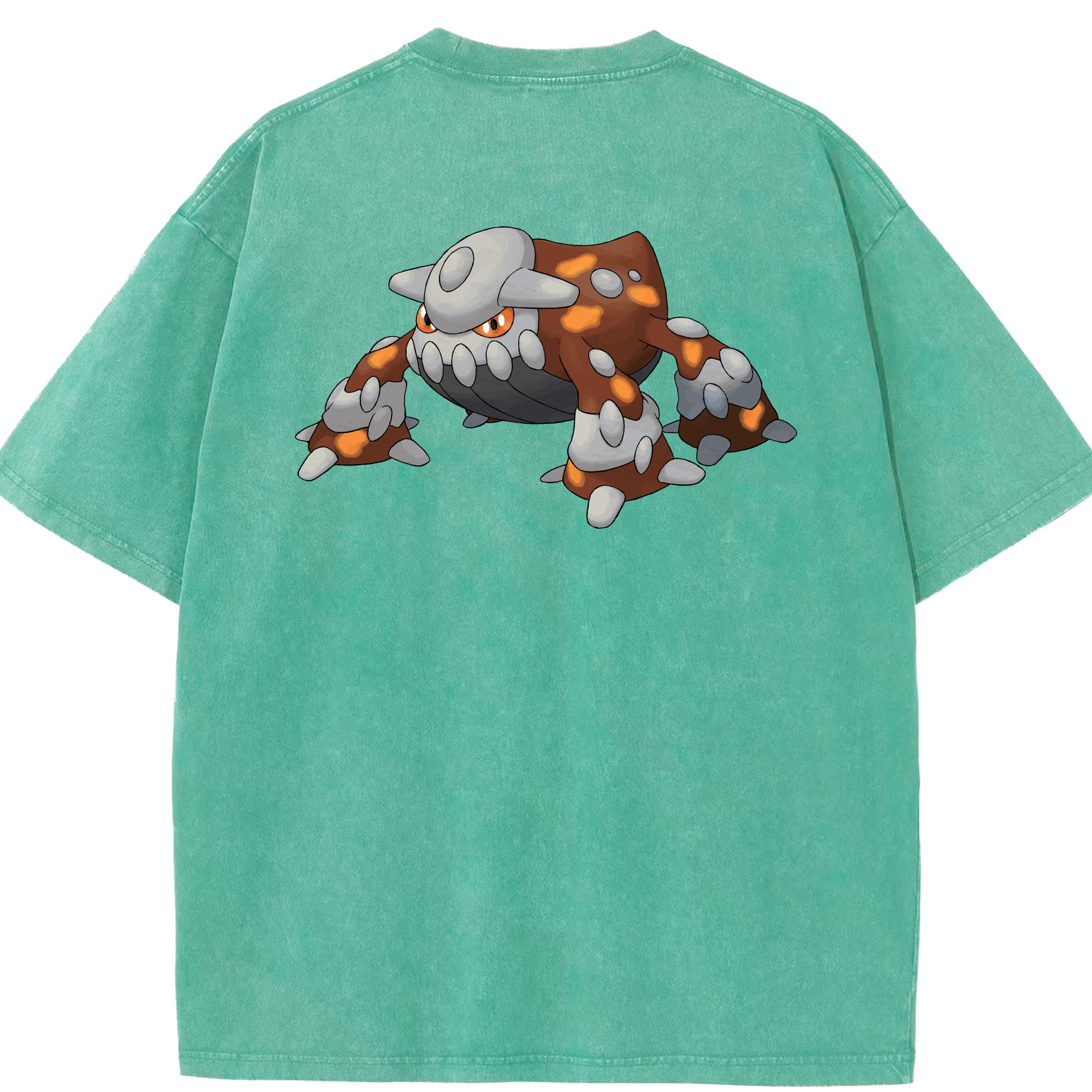 （画像用） ポケットモンスター Pokémon 綿100% ヴィンテージ風 半袖Tシャツ（背面プリント）